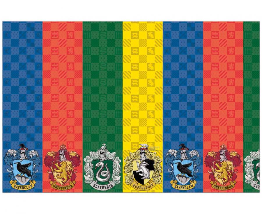 OBRUS PAPIEROWY Z SERII HARRY POTTER HOGWARDS HOUSES gryffindor hufflepuff slytherin ravenclaw cztery domy hogwart