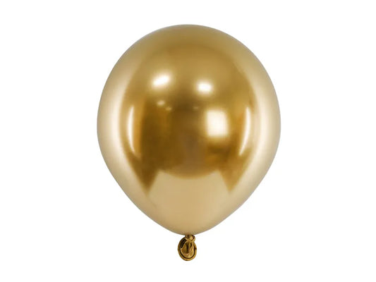 Balony Glossy 12cm, złoty