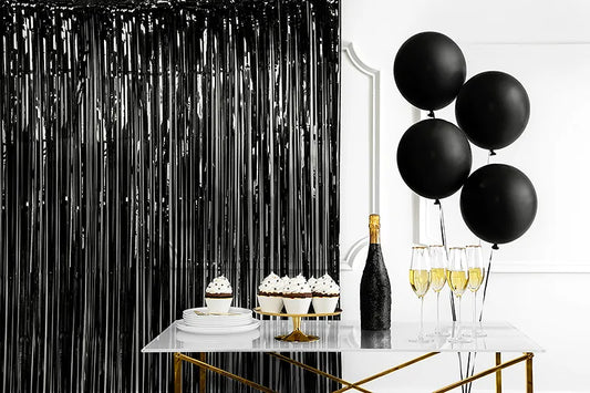 Kurtyna Party, czarny, 90x250cm (1 op. / 1 szt.)