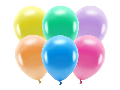 Balony Eco 26cm metalizowane, mix