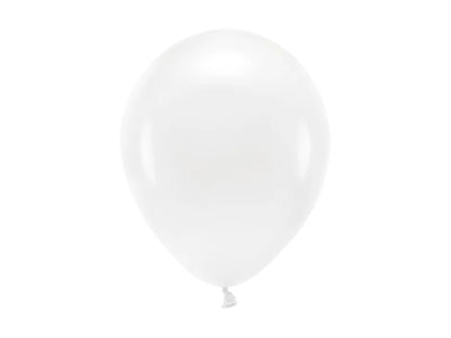 Balony Eco 26cm pastelowe, biały