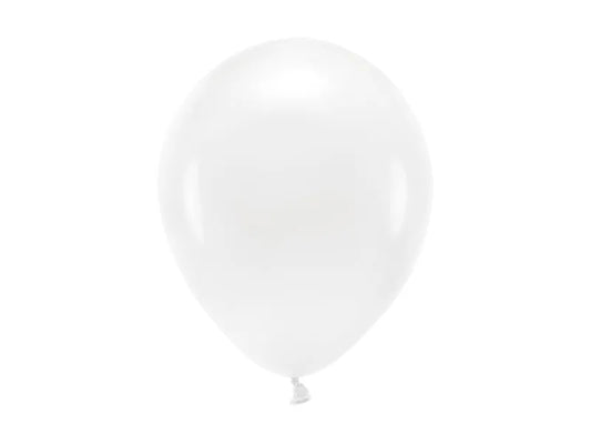 Balony Eco 26cm pastelowe, biały