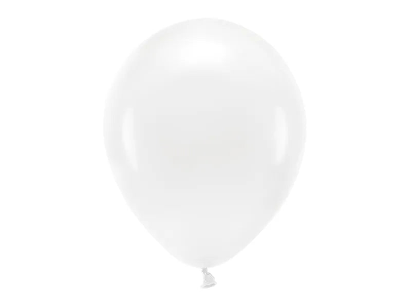 Balony Eco 30cm pastelowe, biały