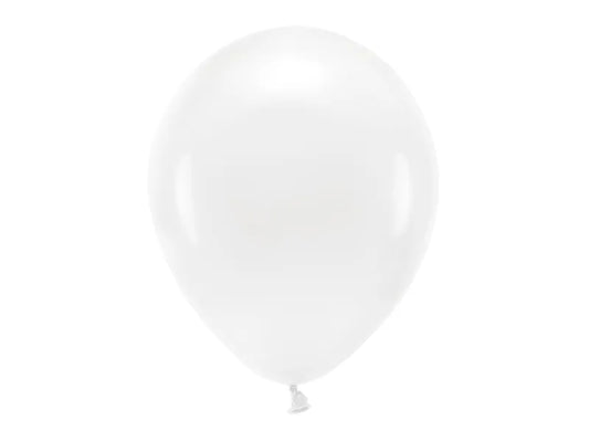 Balony Eco 30cm pastelowe, biały