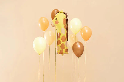 Balon foliowy Cyfra 1 - Żyrafa,  42x90 cm (1 op. / 1 szt.)