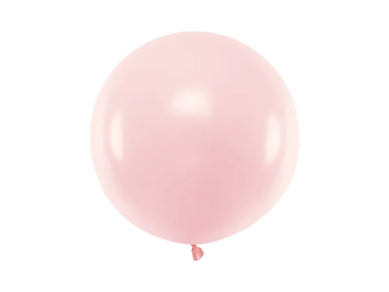 Balon okrągły 60cm, Pastel Pale Pink (1 op. / 1 szt.)