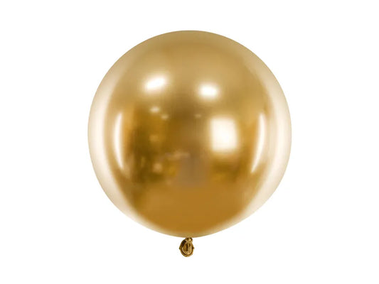 Balon okrągły Glossy 60cm, złoty (1 op. / 1 szt.)