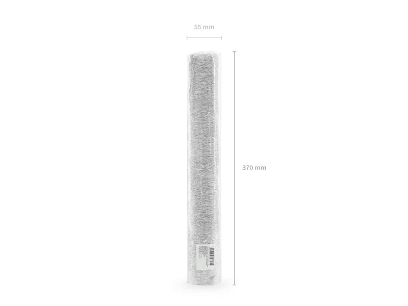 Siatka dekoracyjna - Fibra, srebrny, 0,36x9m (1 op. / 1 szt.)