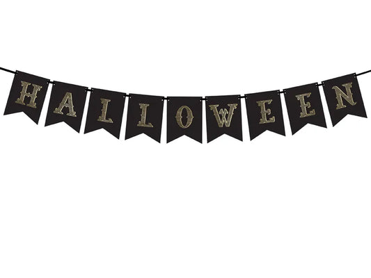 Baner Halloween, czarny, 20x175cm (1 op. / 1 szt.)