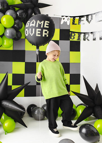 Zestaw bukiet balonów na kawalerski lub urodziny "Game Over"