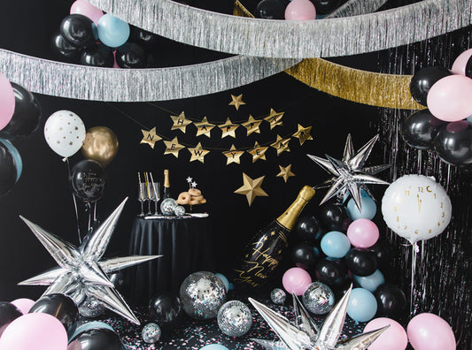 Balon foliowy Butelka Happy New Year, 39,5x98 cm