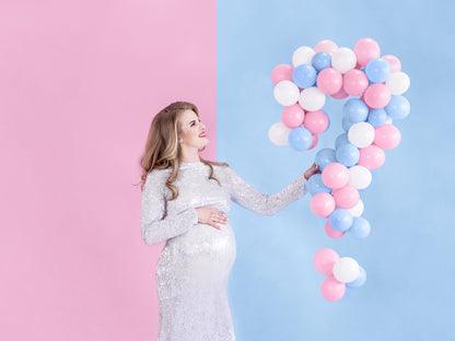 Balony Strong 12cm, Pastel Baby Blue