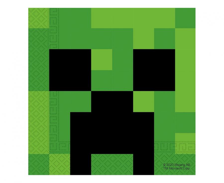 Serwetki papierowe Minecraft creeper