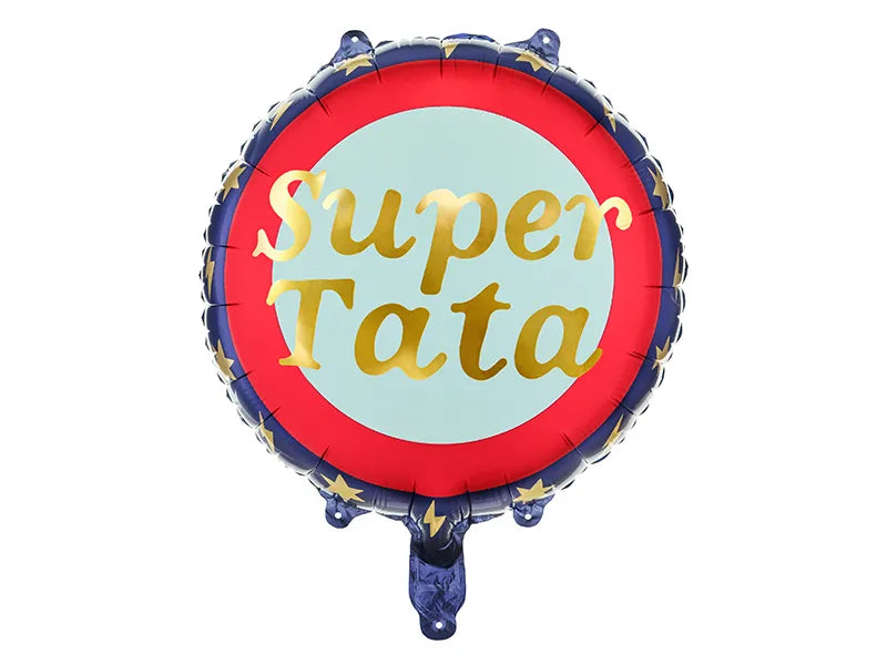 Zestaw bukiet balonów Super Tata Serce z wąsami