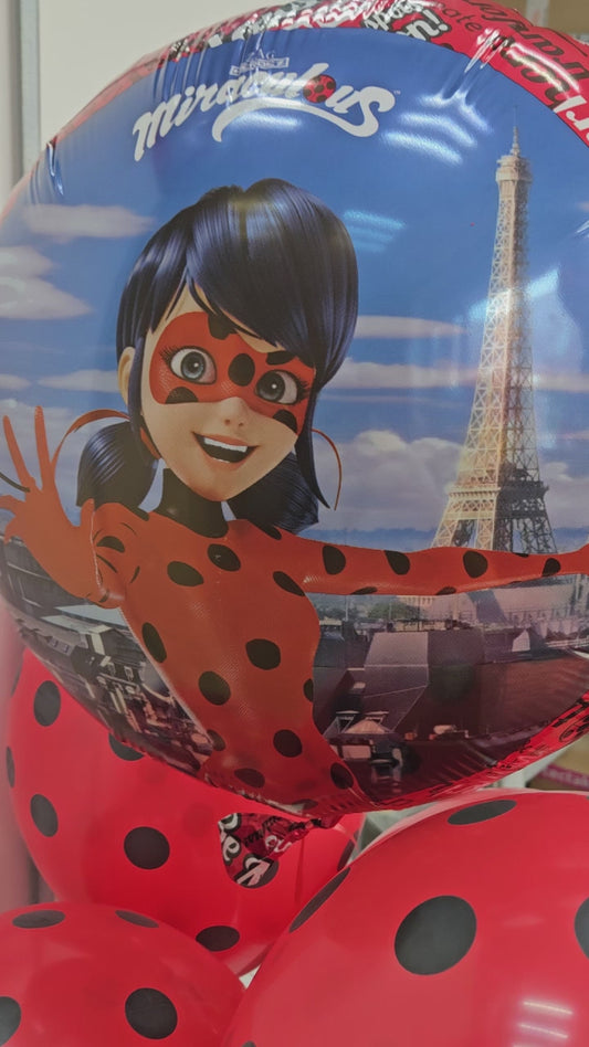 Zestaw bukiet balonów Biedronka Miraculous